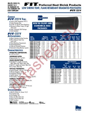 FIT221V 1 BLUE datasheet  